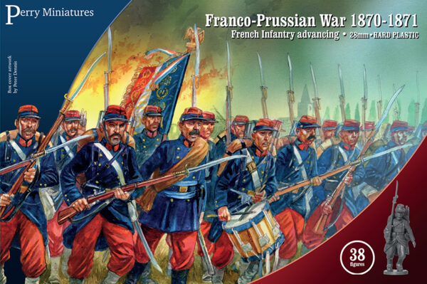 Perry Miniatures - French Infantry Advancing 1870-1871
