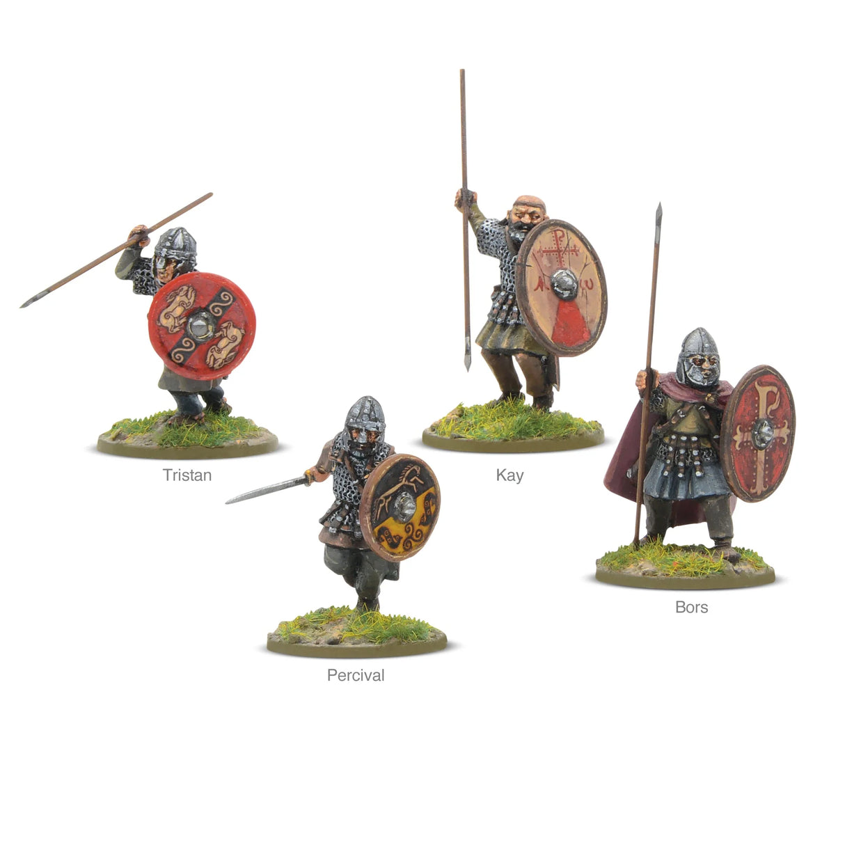 Hail Caesar - Arthurian: Knights - Bors, Kay, Percival and Tristan
