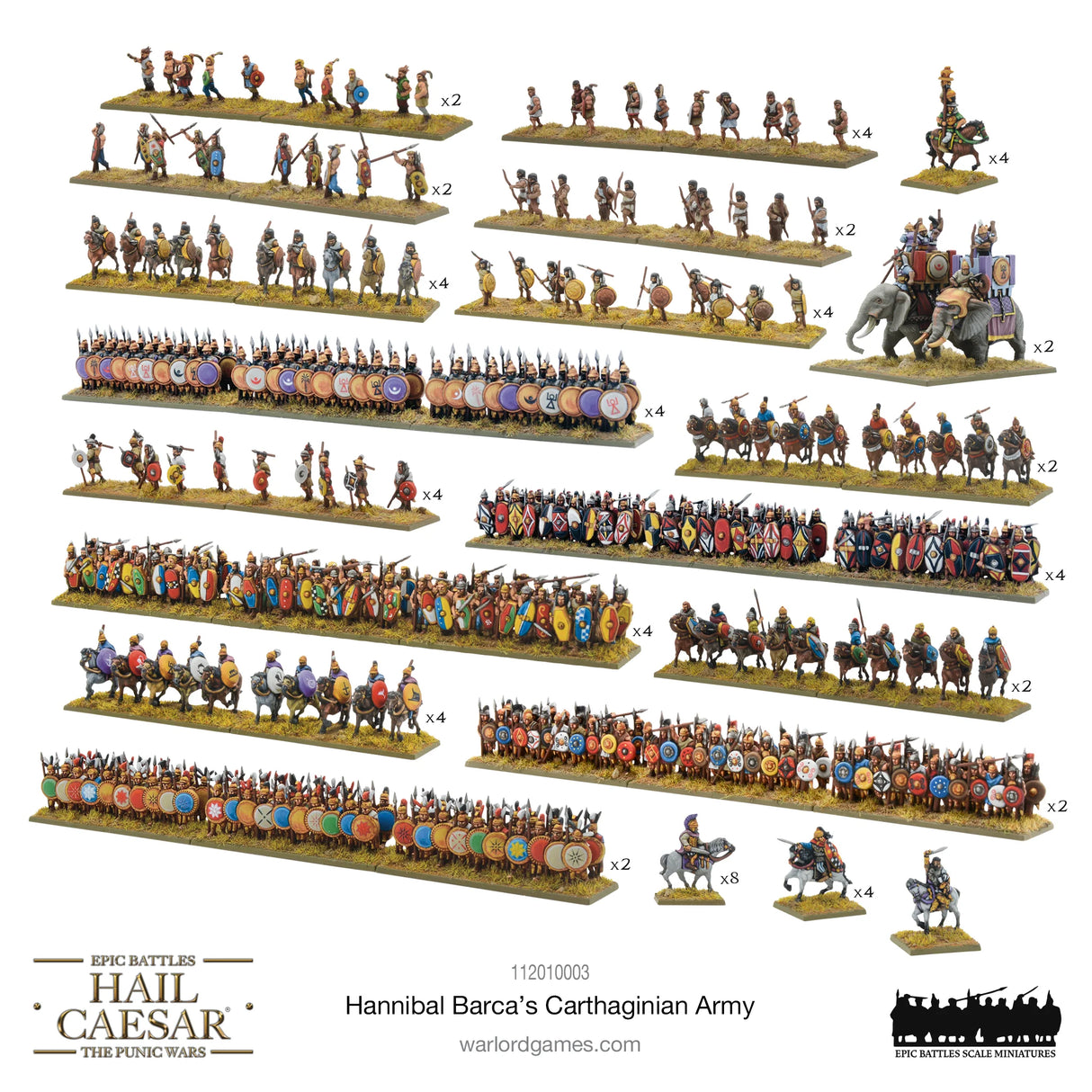 Epic Battles: Hail Caesar - Hannibal Barca's Carthaginian Army Starter Army