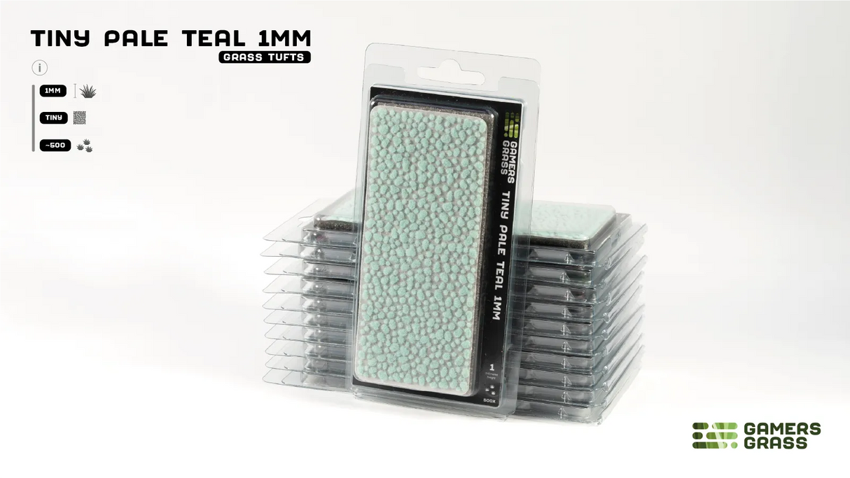 Gamers Grass - Tiny Pale Teal (1mm)