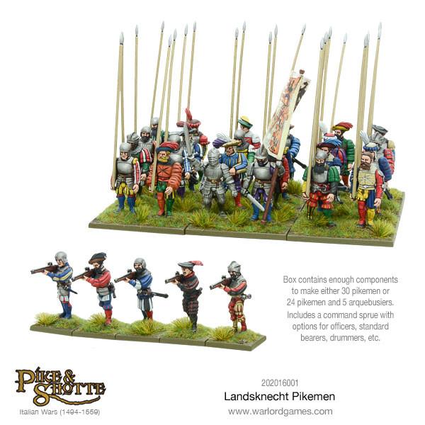 Pike & Shotte - Landsknecht Pikemen