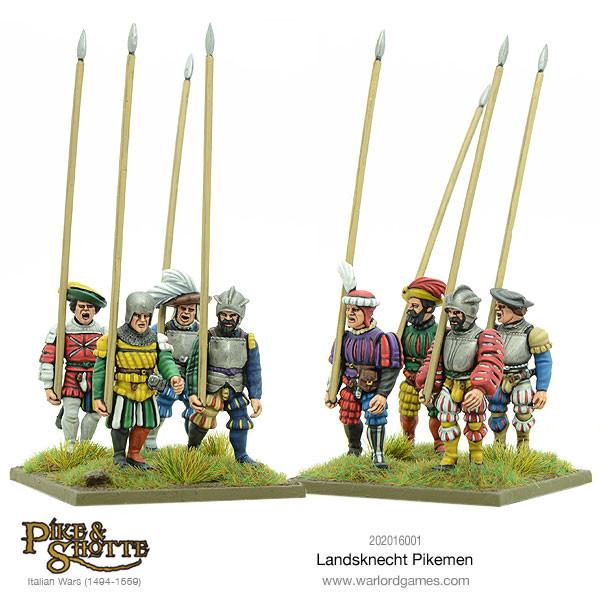 Pike & Shotte - Landsknecht Pikemen