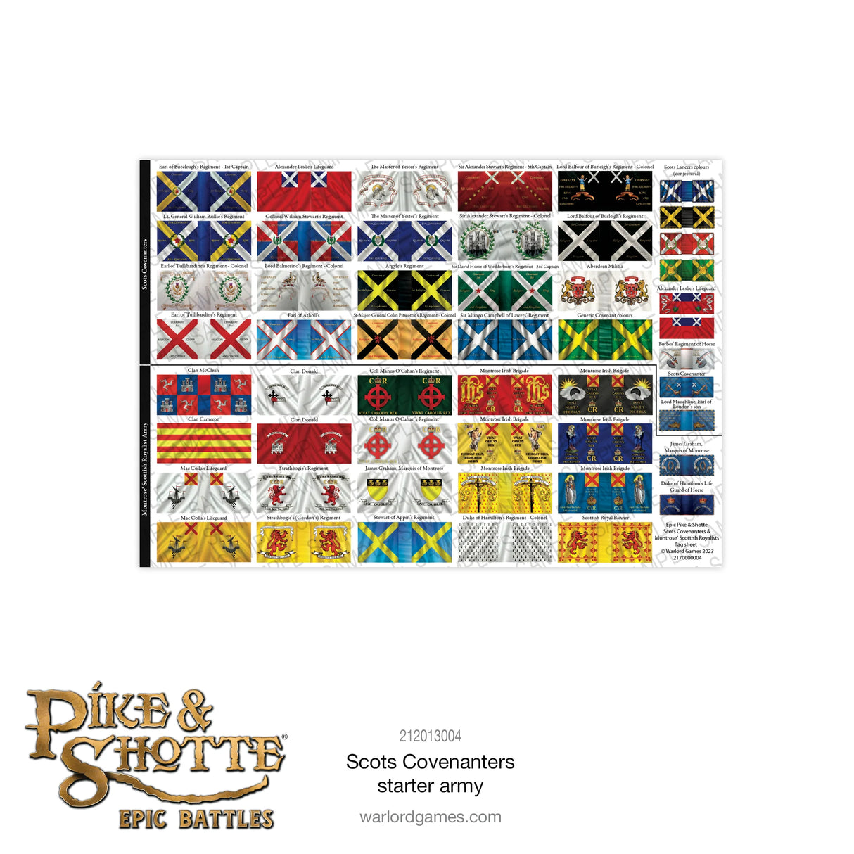 Epic Battles: Pike & Shotte - Scots Covenanter Starter Army