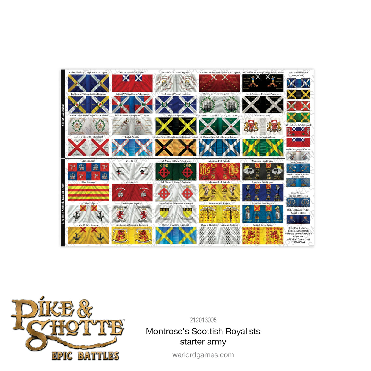 Epic Battles: Pike & Shotte - Montrose's Scottish Royalists Starter Army