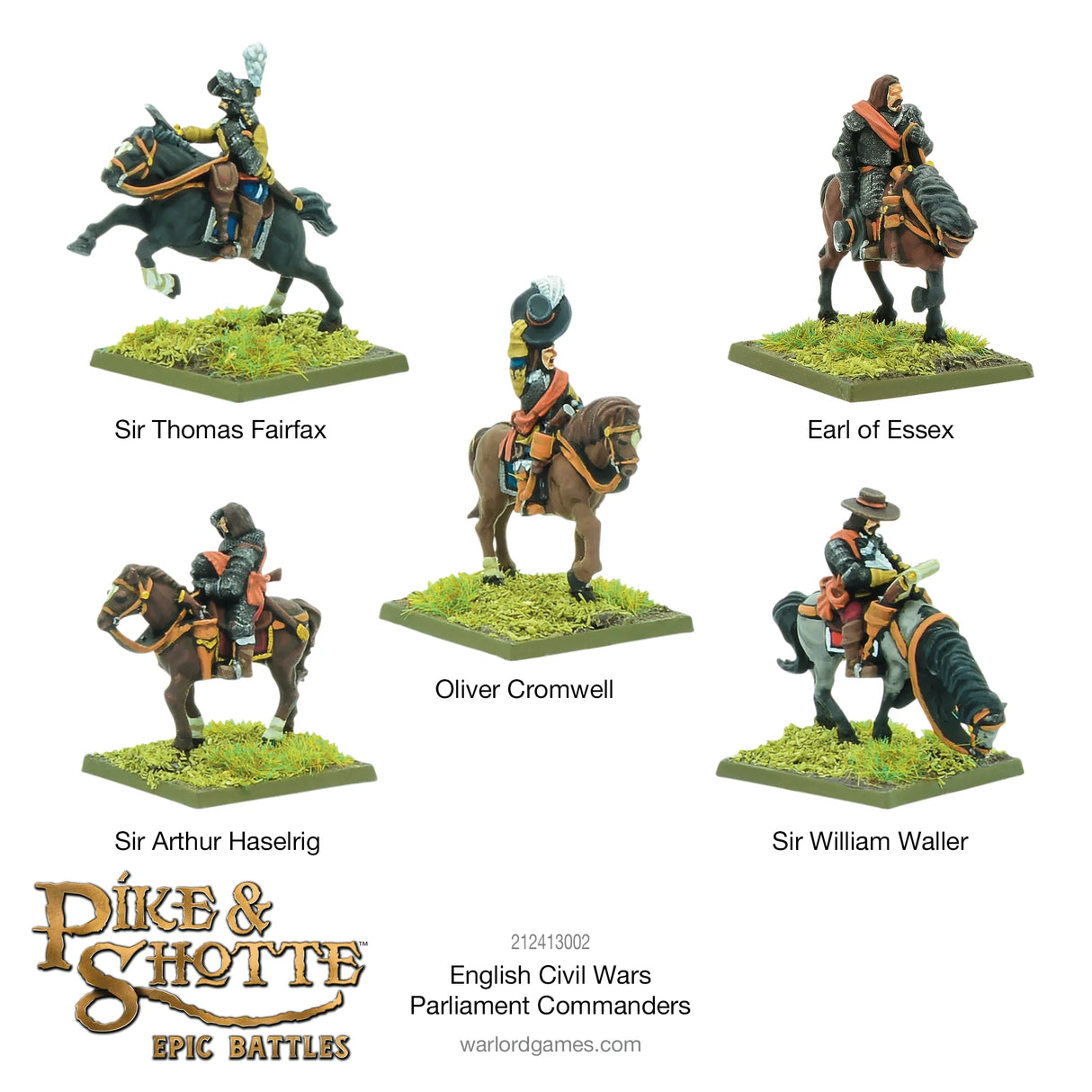 Epic Battles: Pike & Shotte - English Civil Wars Parliament Commanders