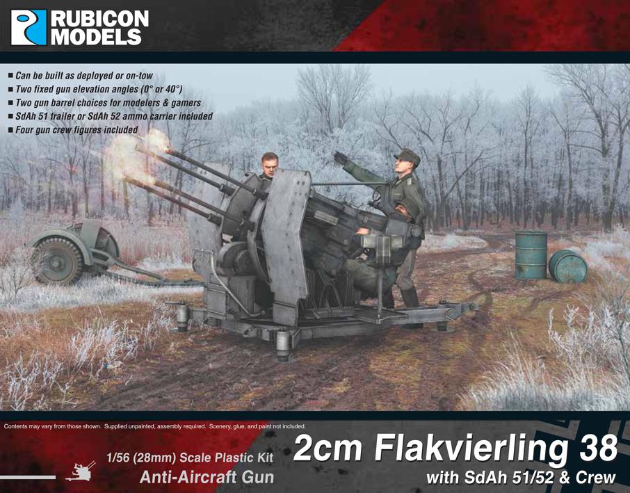 Rubicon Miniatures - 2cm Flakvierling 38