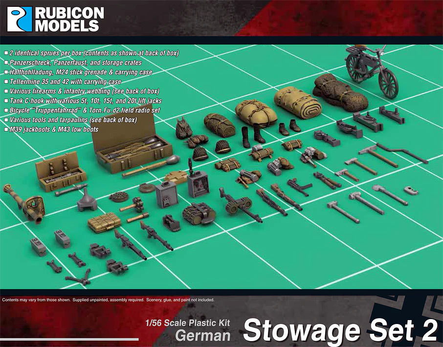 Rubicon Miniatures - German Stowage Set 2