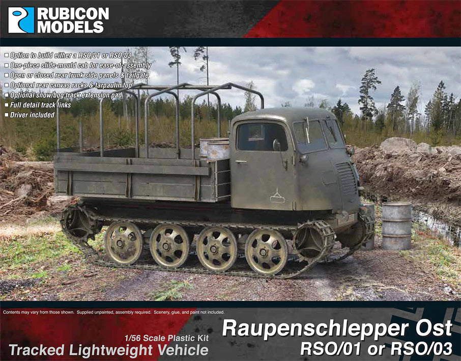 Rubicon Miniatures - Raupenschlepper Ost RSO/01 or RSO/03