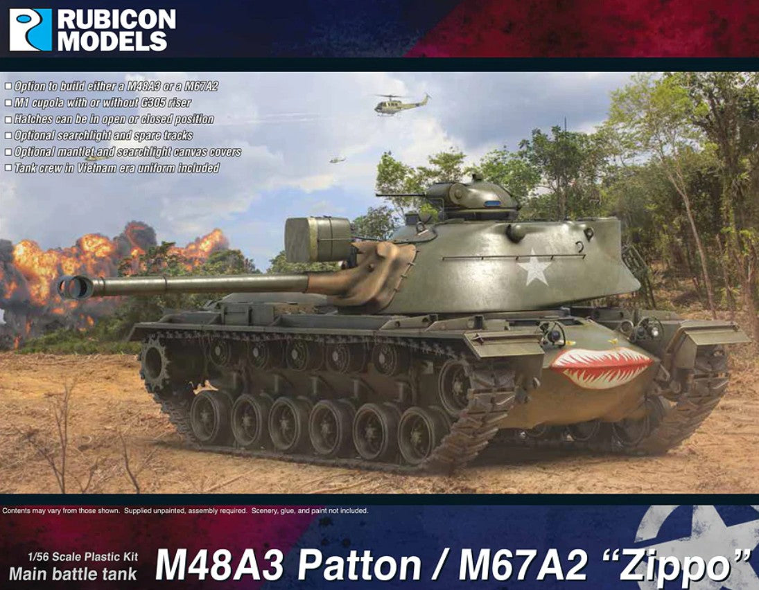 Rubicon Miniatures - M48A3 Patton / M67A2 "Zippo"