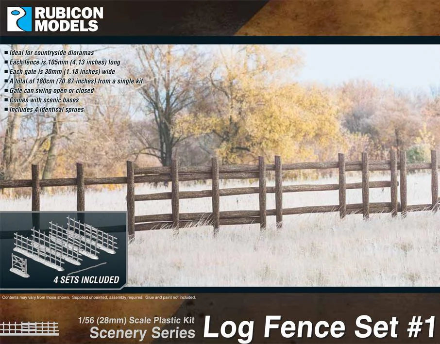 Rubicon Scenery - Log Fence Set 1
