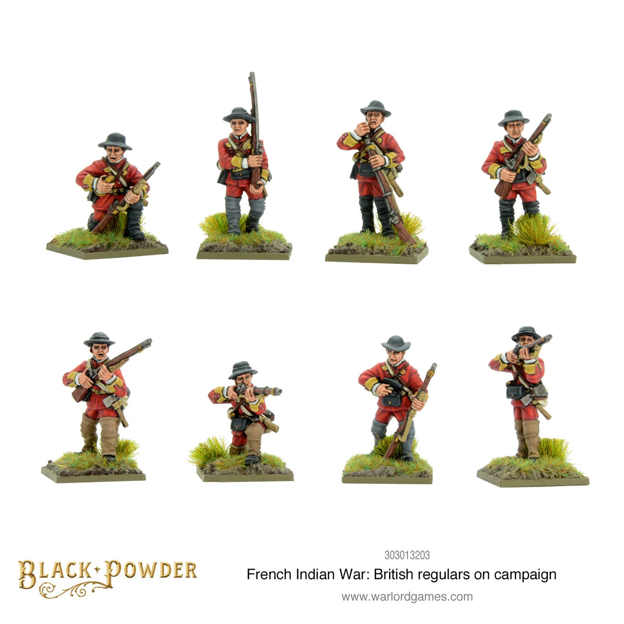 Black Powder - French Indian War: British Regulars on Campaign