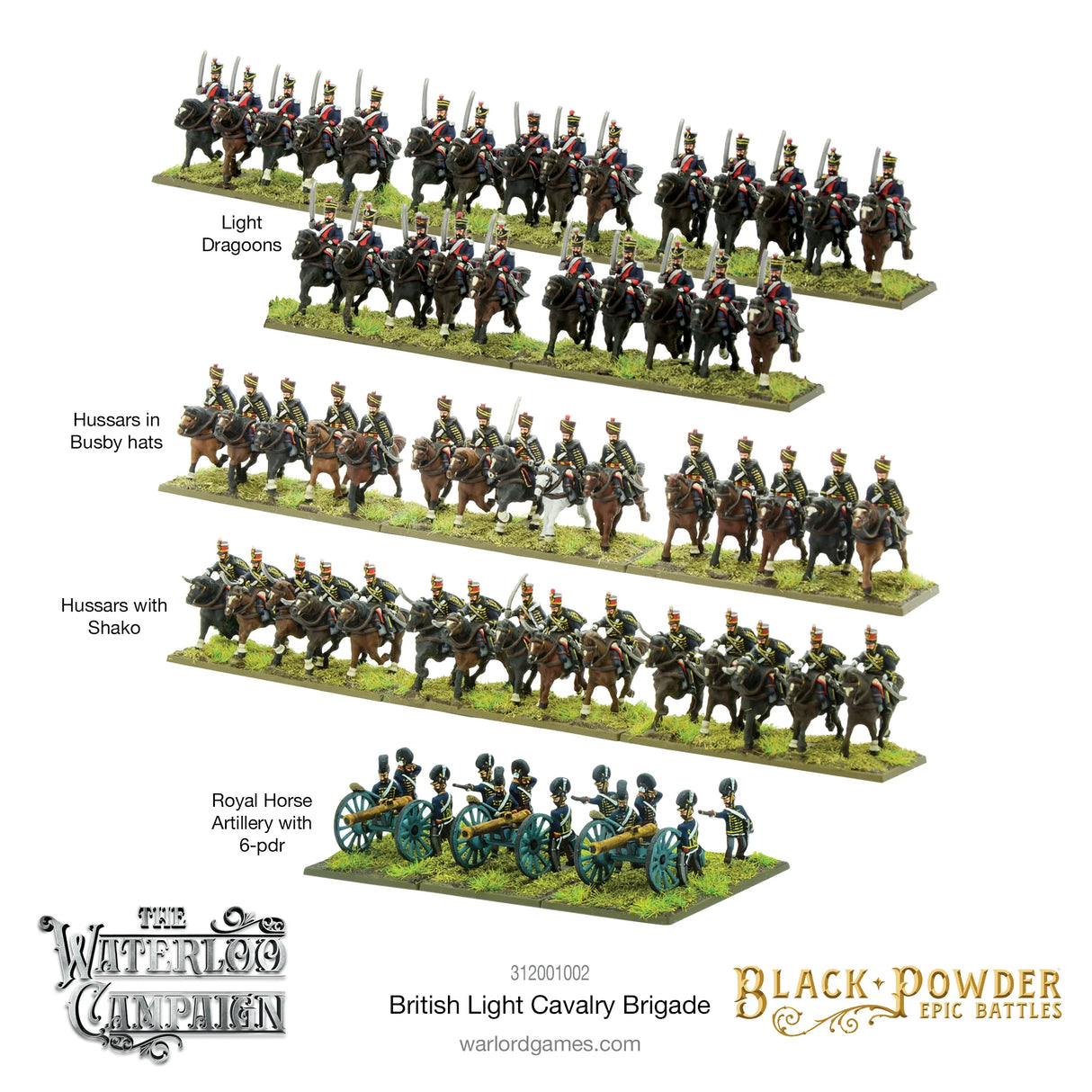 Epic Battles: Waterloo - British Light Cavalry Brigade