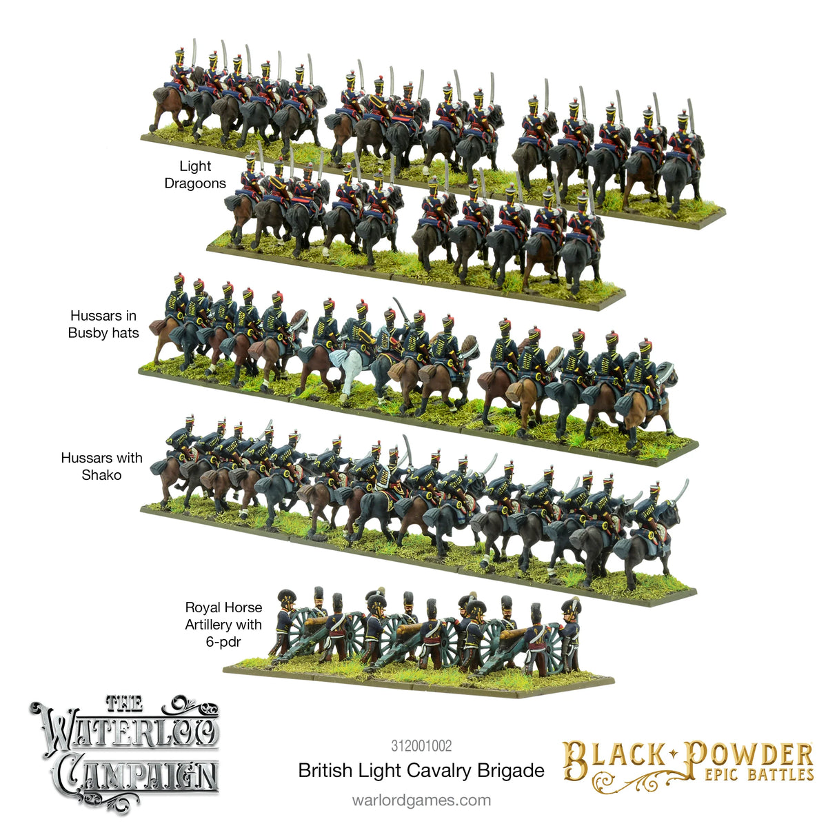 Epic Battles: Waterloo - British Light Cavalry Brigade