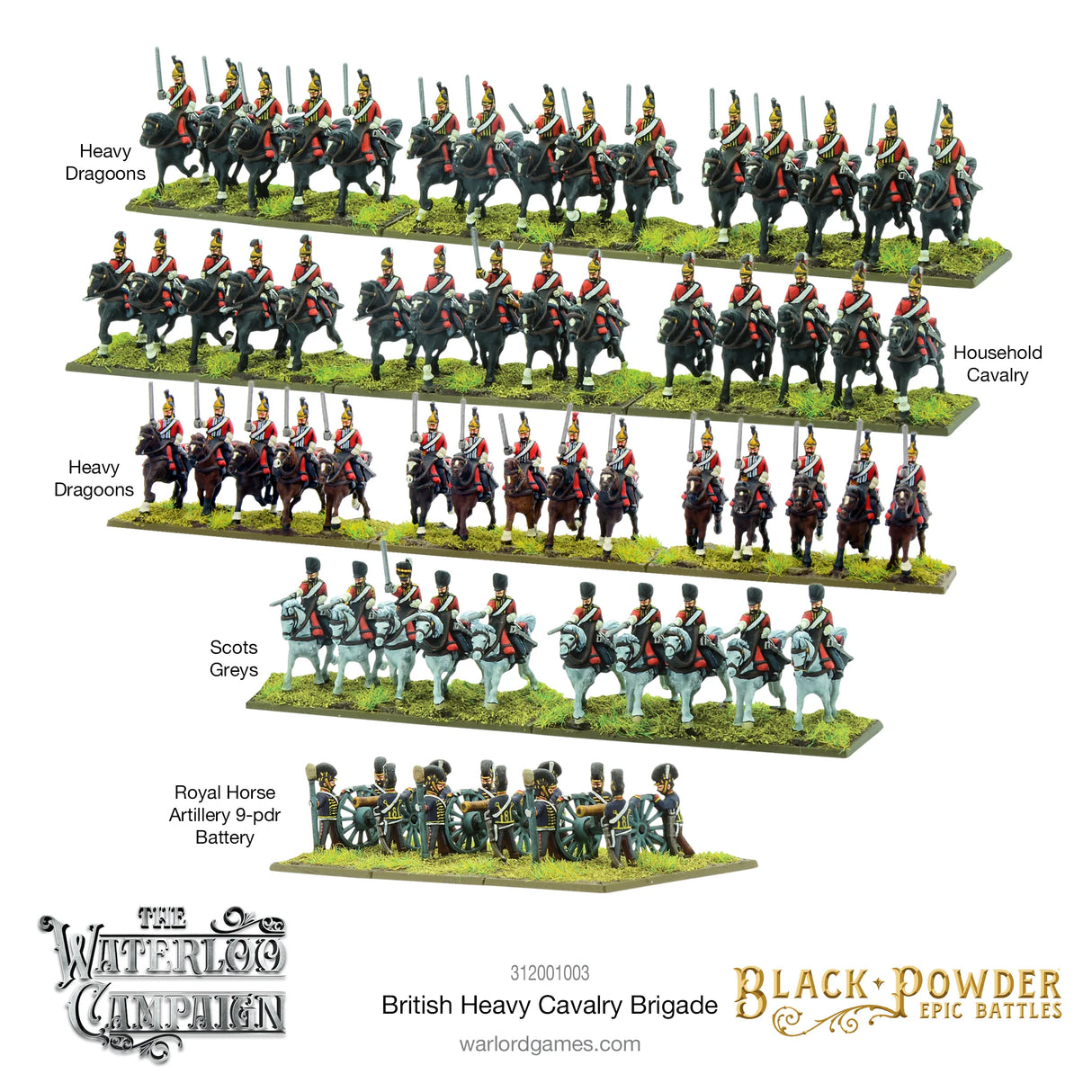 Epic Battles: Waterloo - British Heavy Cavalry Brigade
