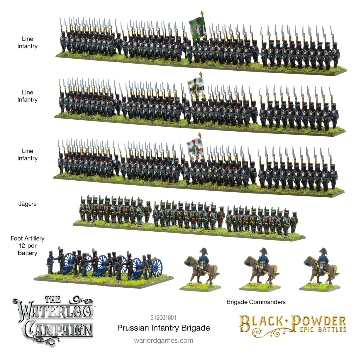 Epic Battles: Waterloo - Prussian Infantry Brigade