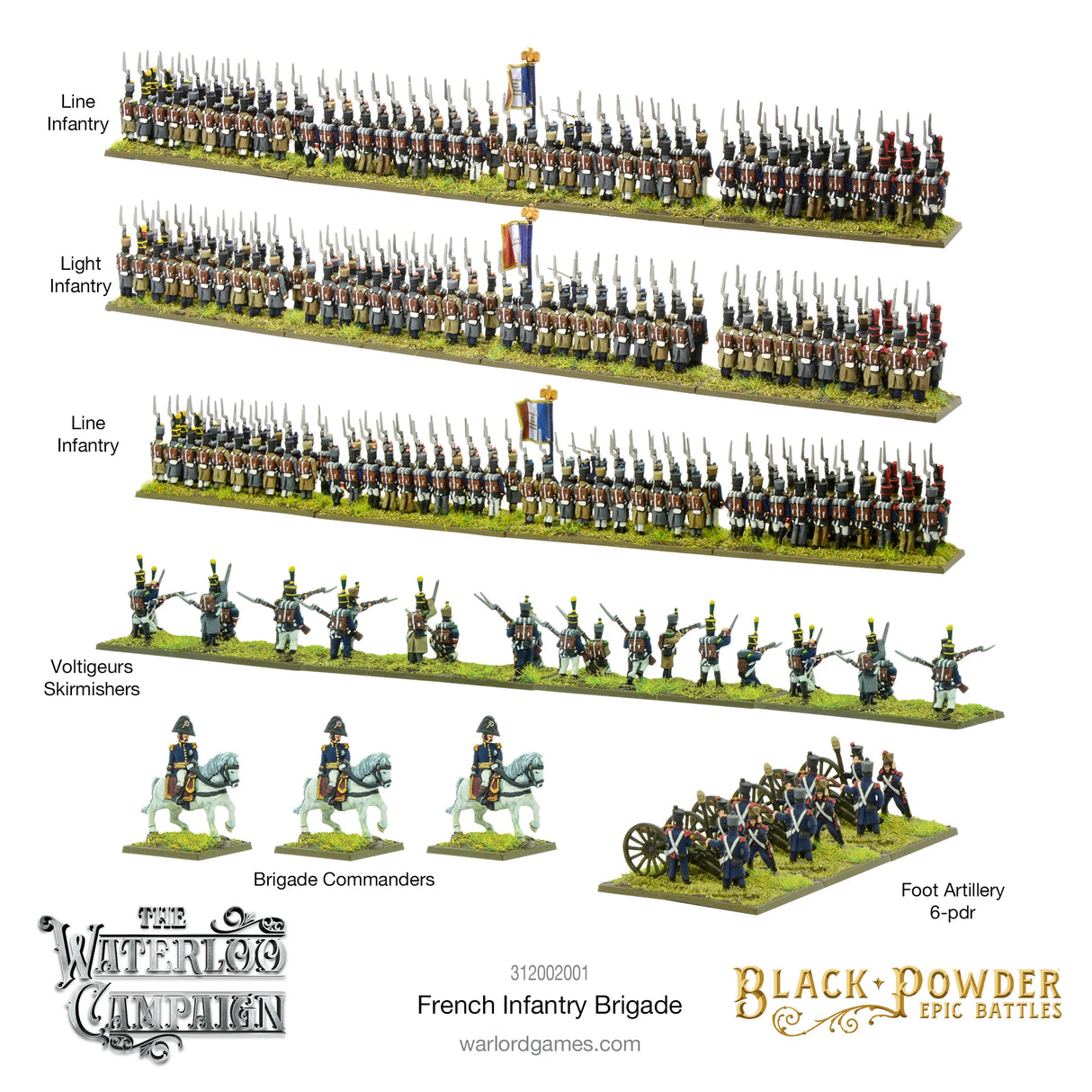 Epic Battles: Waterloo - French Infantry Brigade