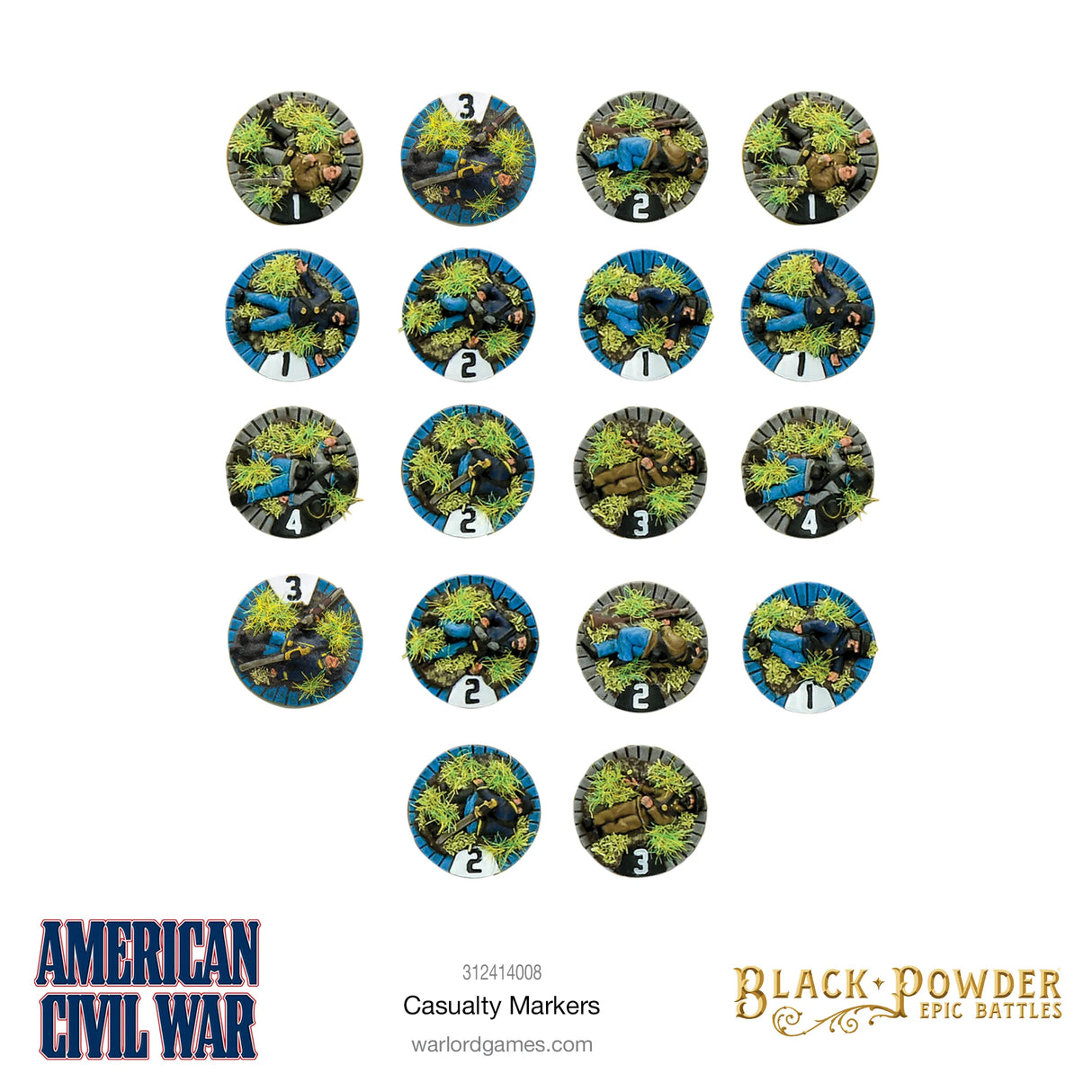 Epic Battles: American Civil War - Casualty Markers