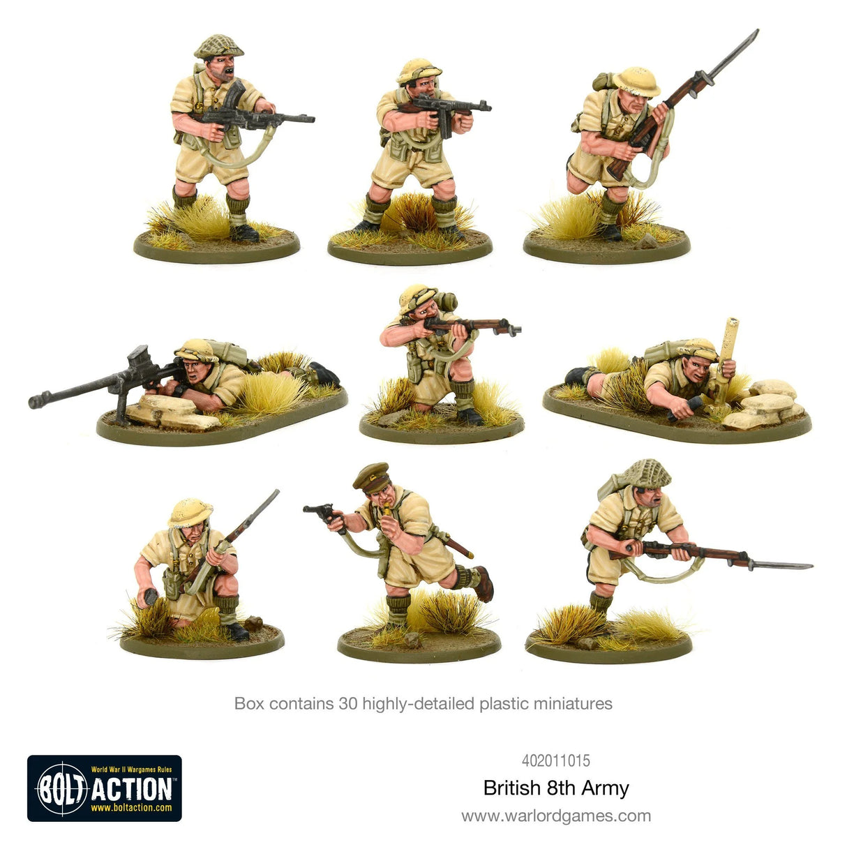 Bolt Action - British 8th Army Platoon
