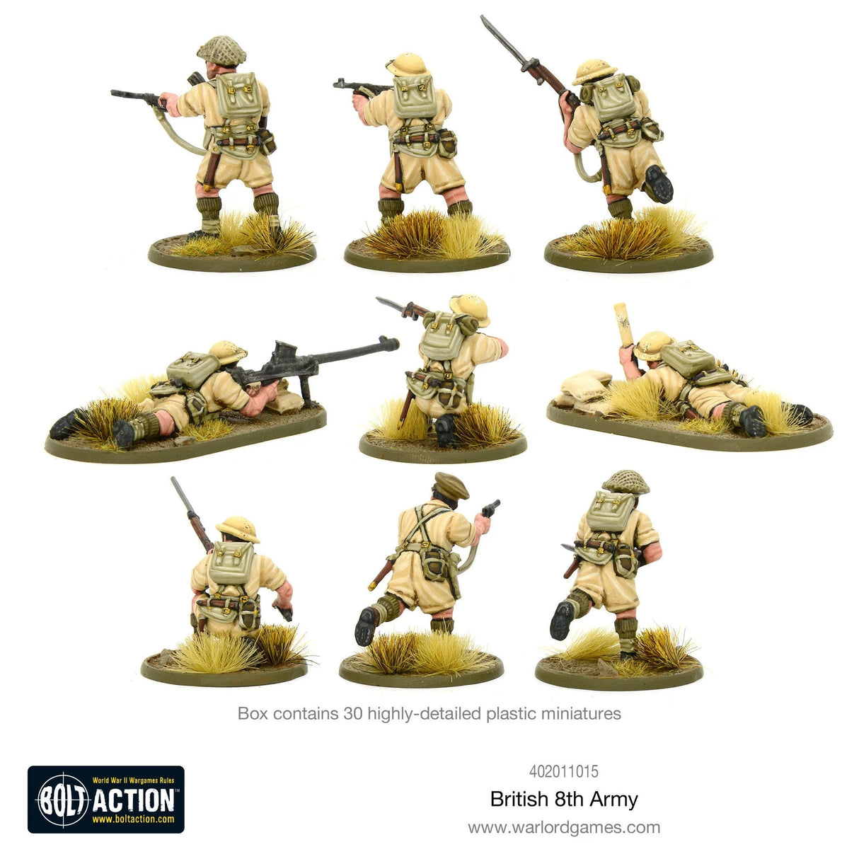 Bolt Action - British 8th Army Platoon