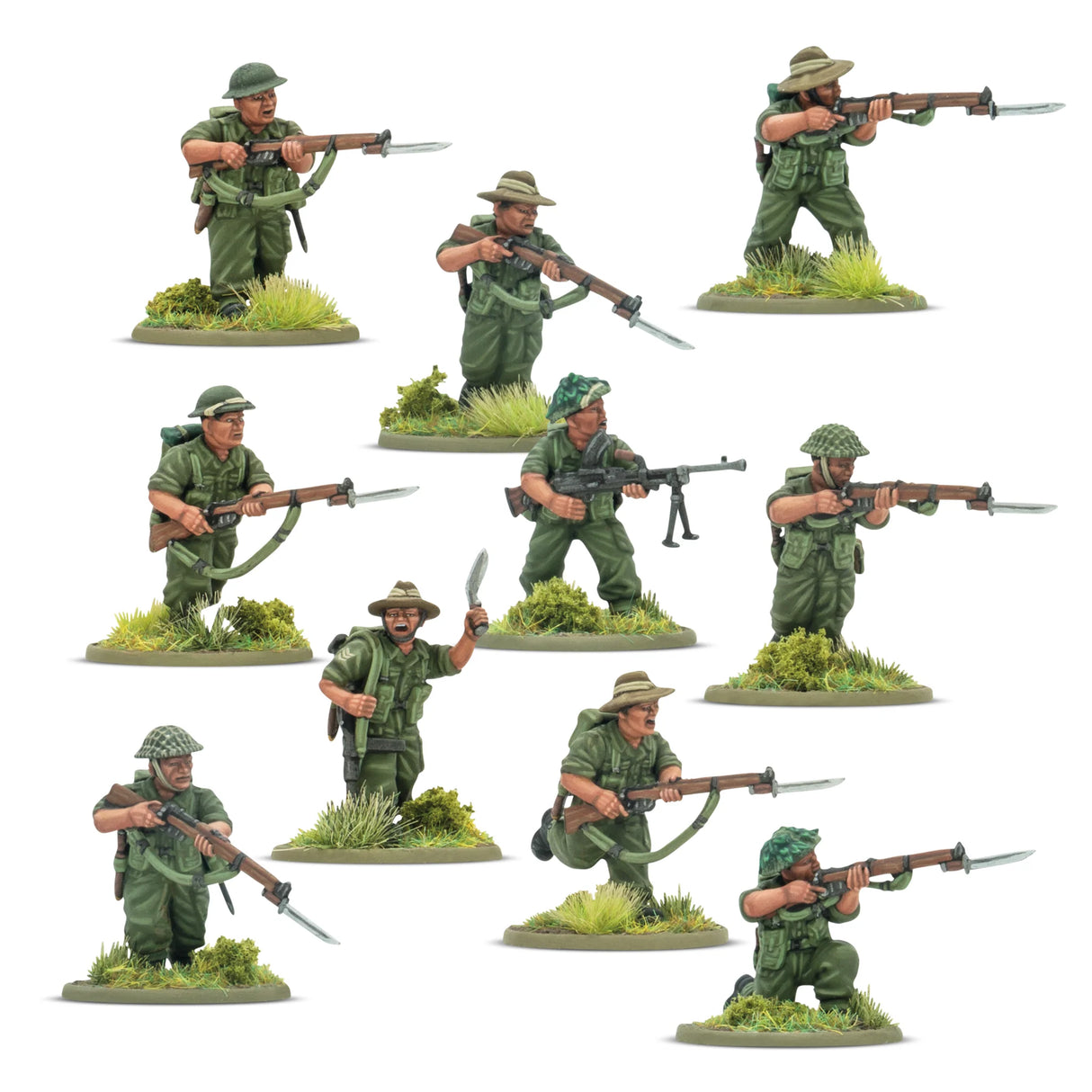 Bolt Action - Gurkha Infantry Platoon PRE ORDER