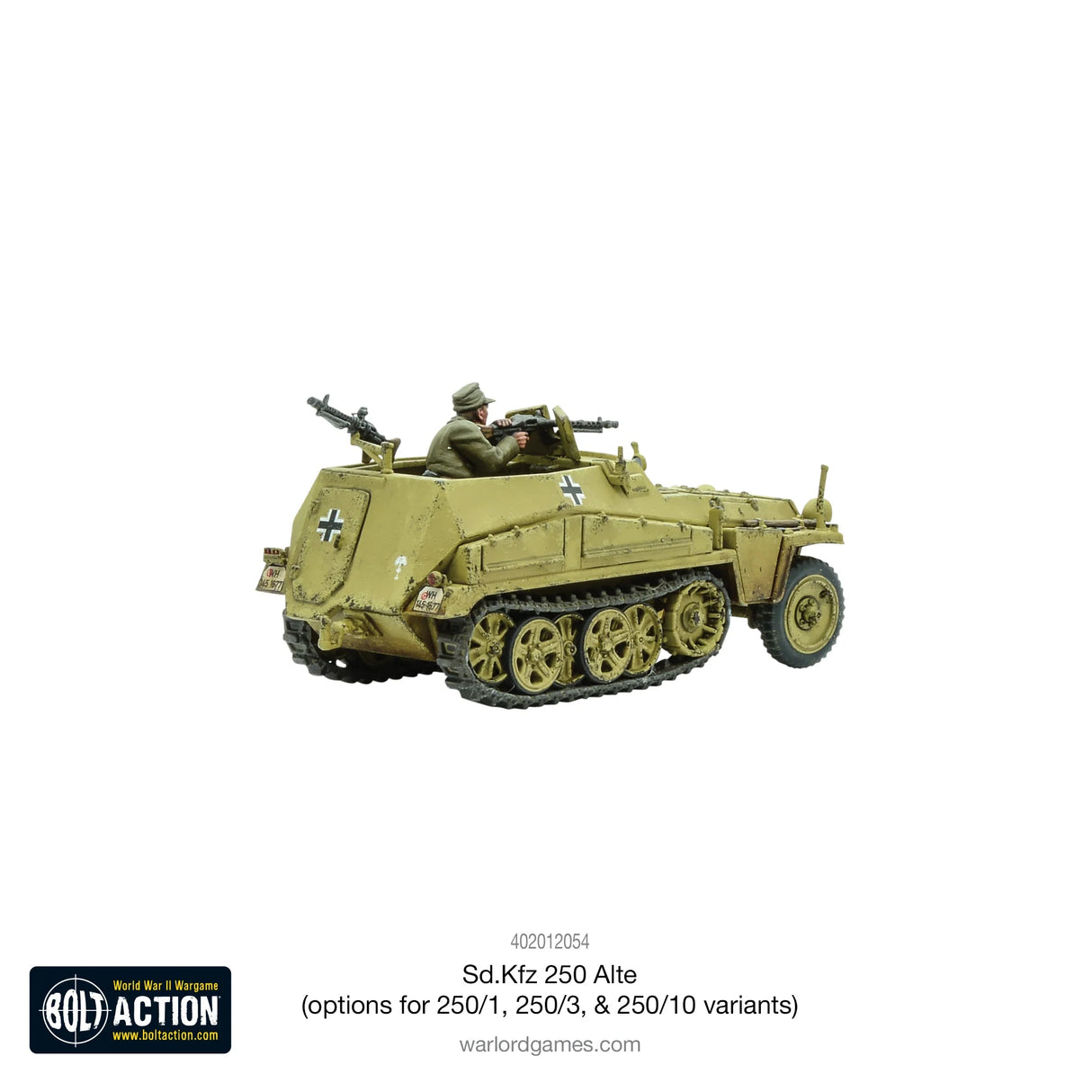 Bolt Action - Sd.Kfz 250 (Alte) Half-Track (Options For 250/1, 250/3 or 250/10 Variants)