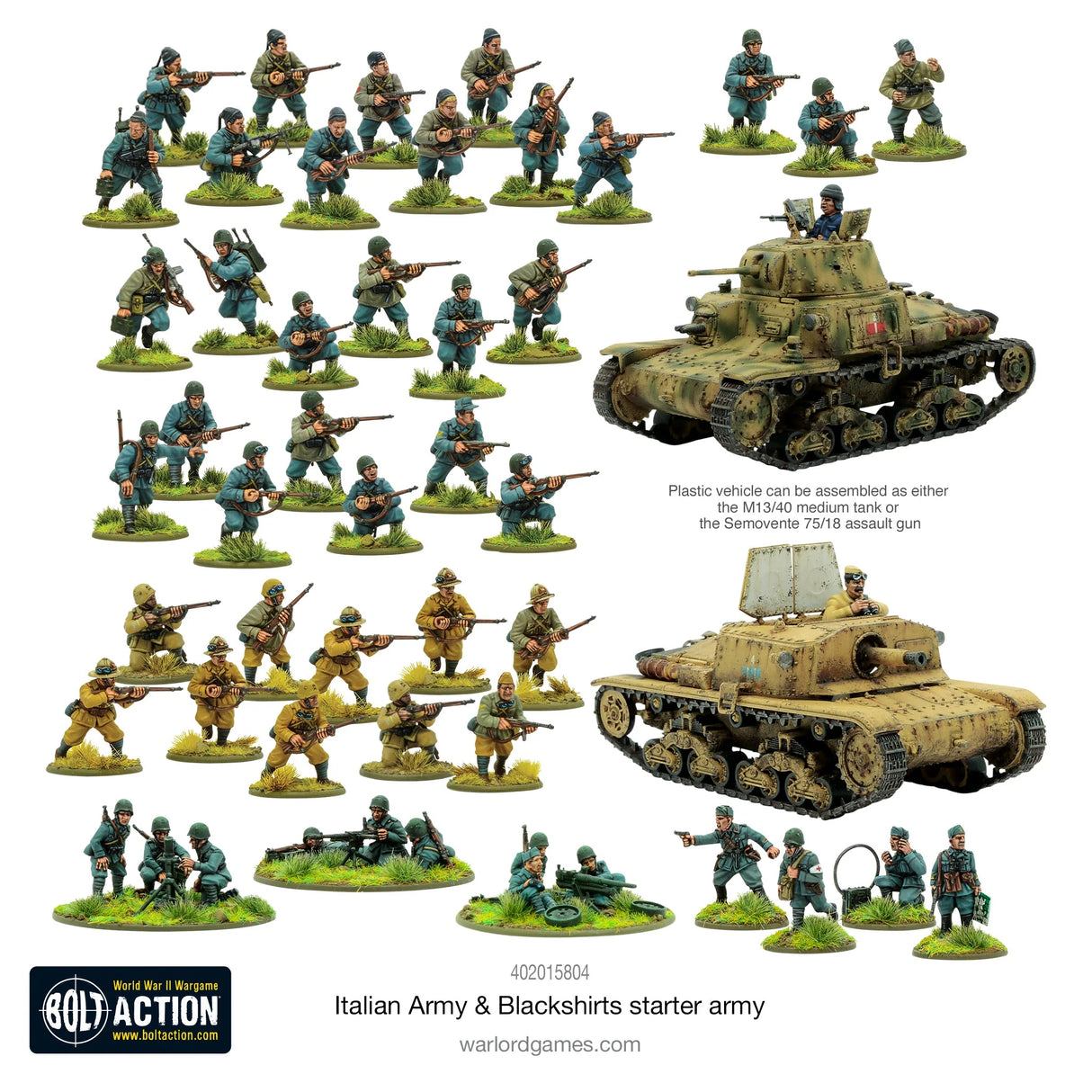 Bolt Action - Italian Army & Blackshirts Starter Army