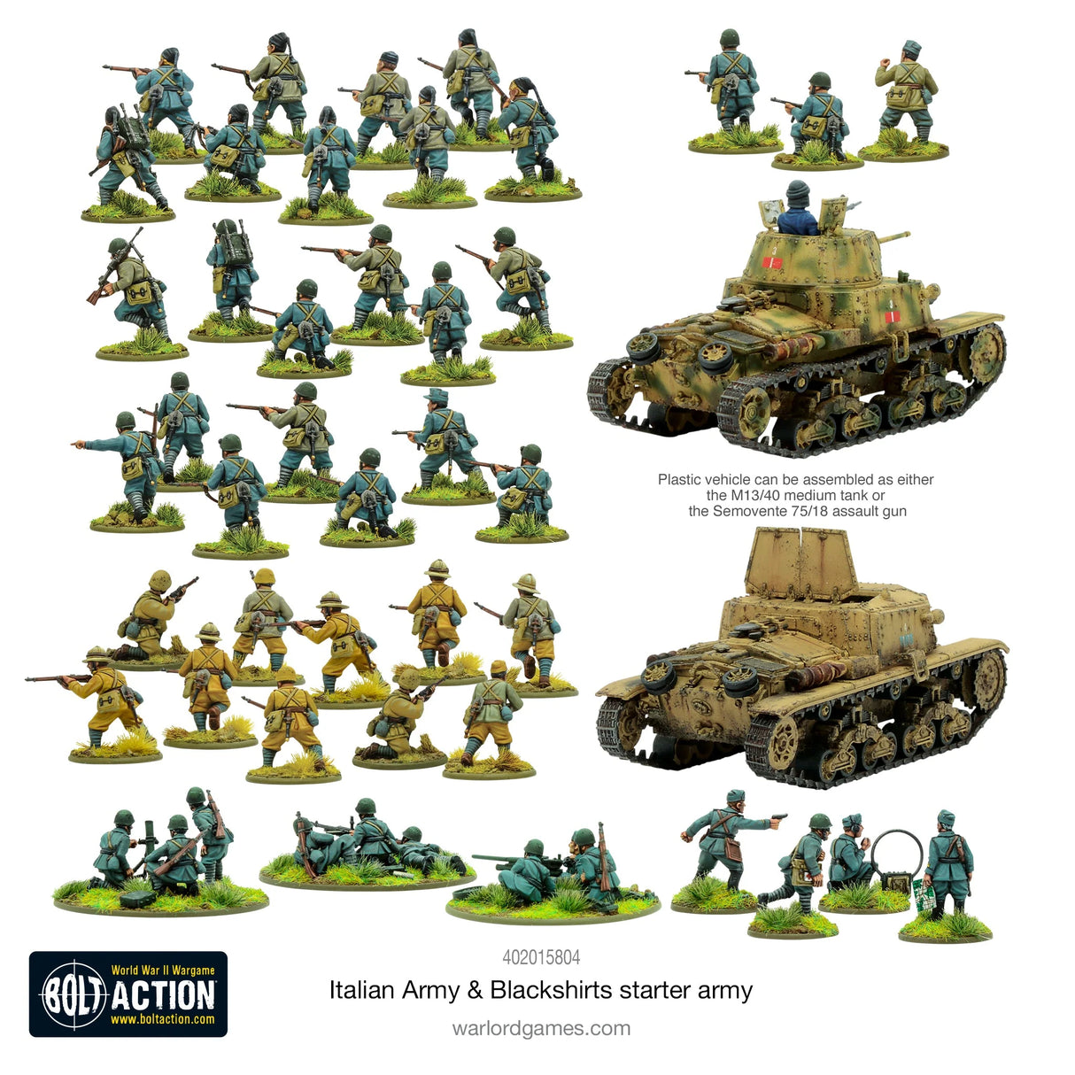 Bolt Action - Italian Army & Blackshirts Starter Army
