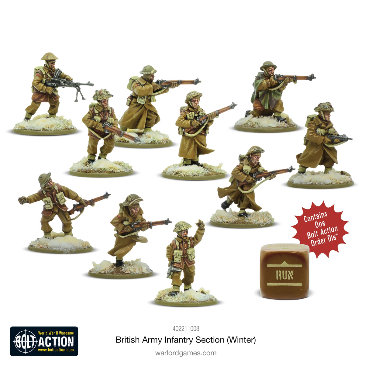 Bolt Action - British Infantry Section (Winter)