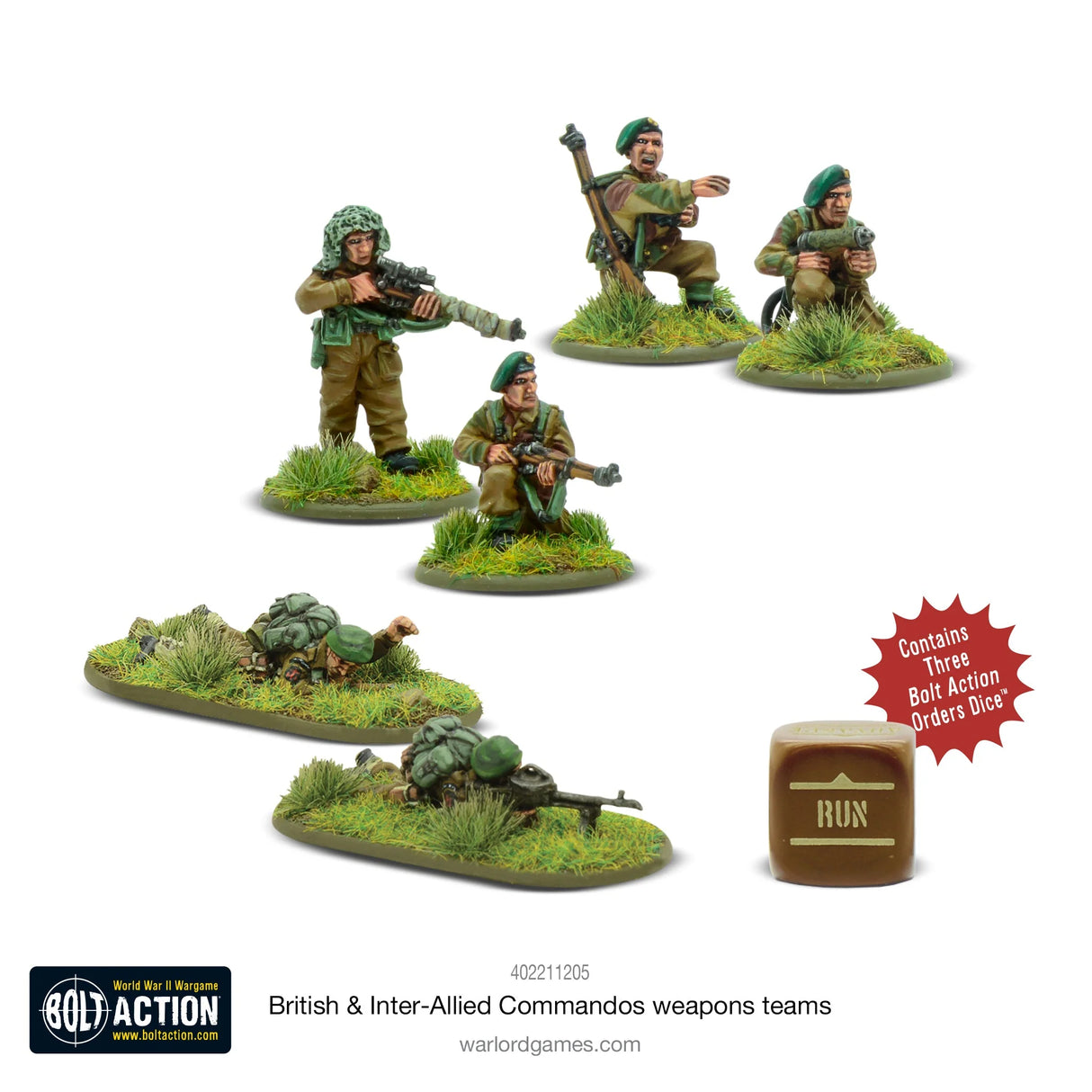 Bolt Action - British & Inter-Allied Commandos Weapons Teams