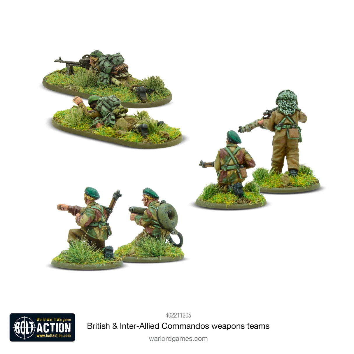 Bolt Action - British & Inter-Allied Commandos Weapons Teams