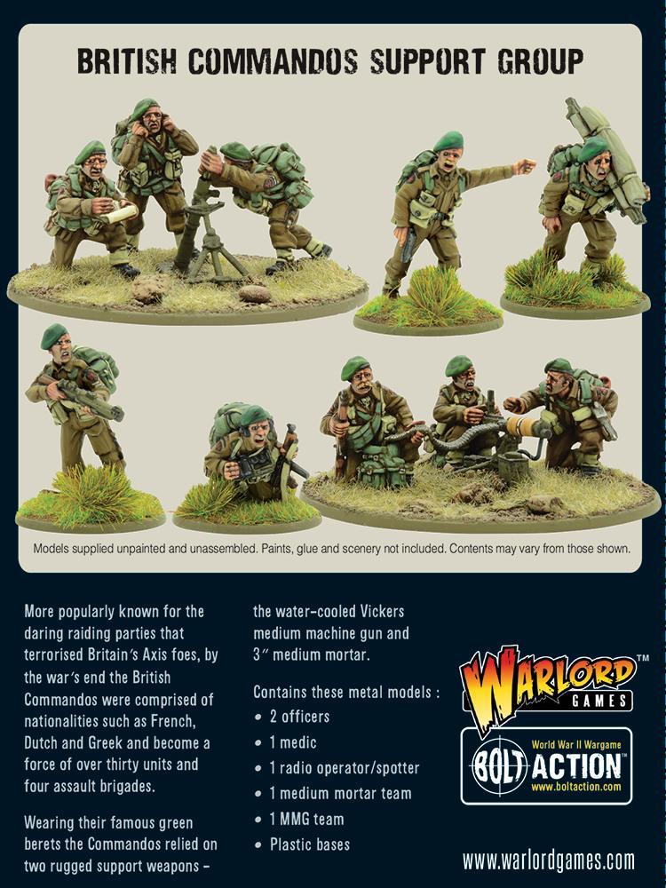 Bolt Action - British Commandos Support Group