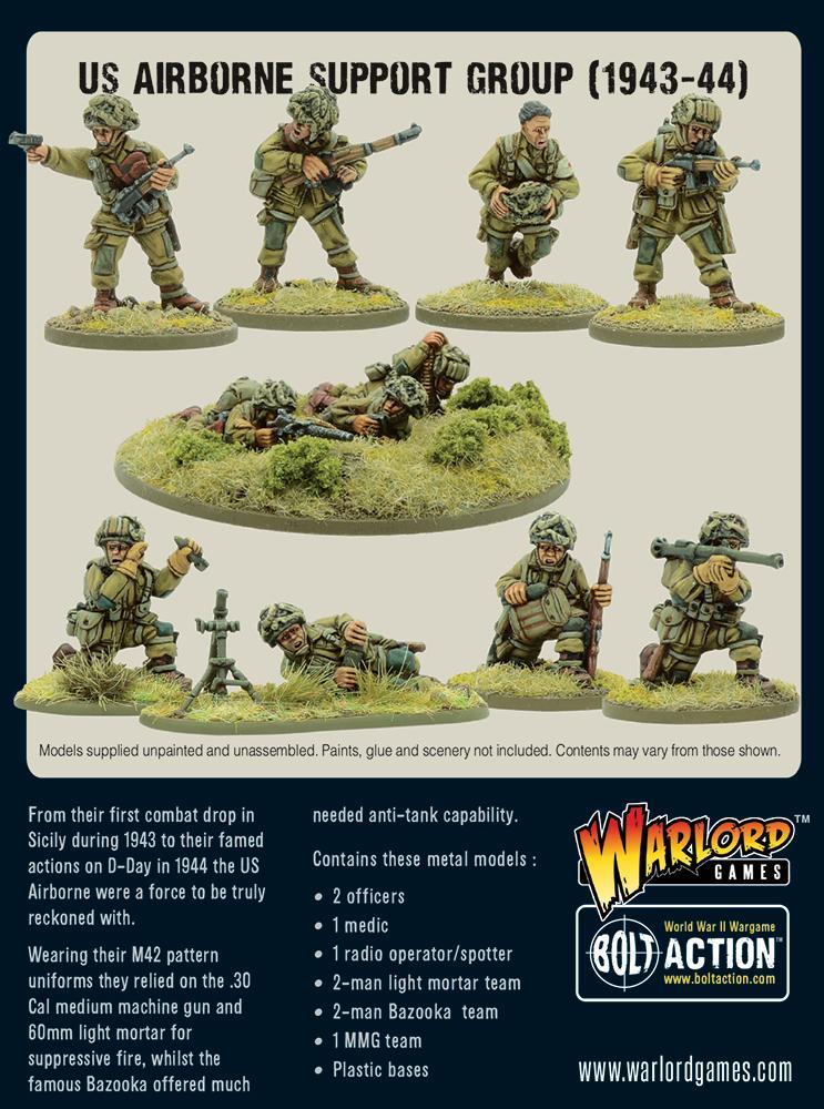 Bolt Action - US Airborne Support Group (1943-44)