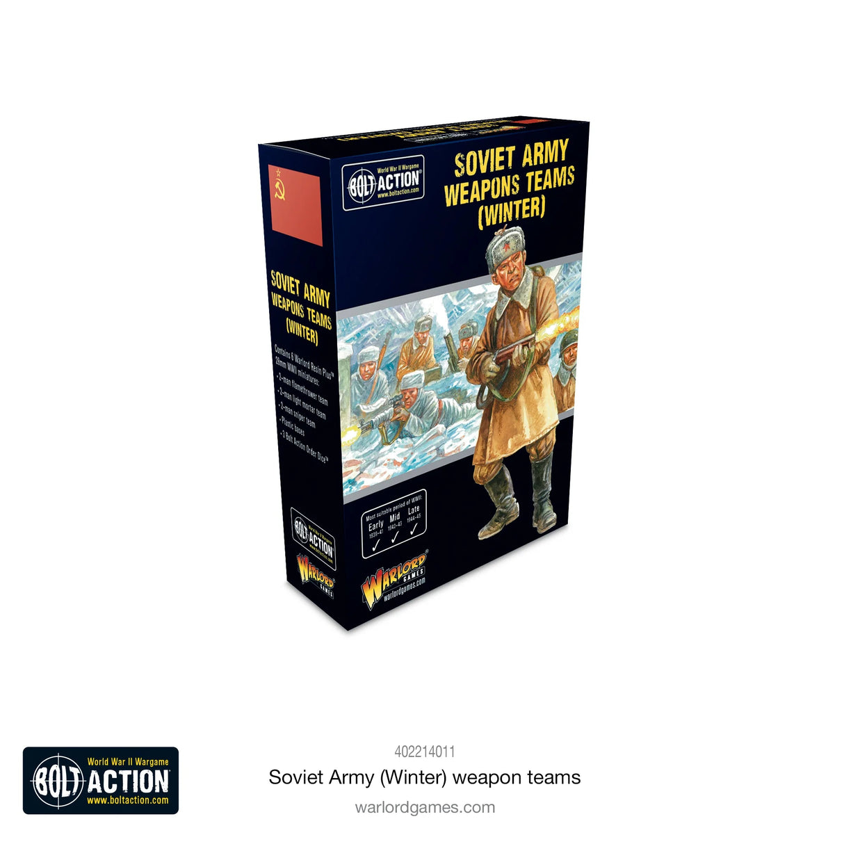 Bolt Action - Soviet Army (Winter) Weapons Teams