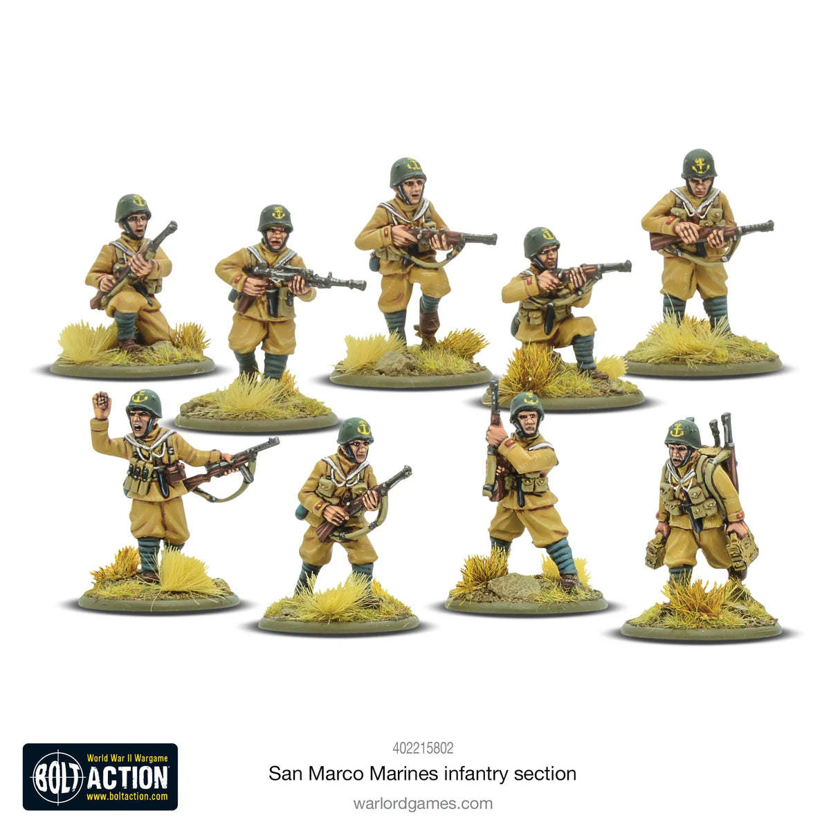 Bolt Action - Italian San Marco Marines Infantry Section