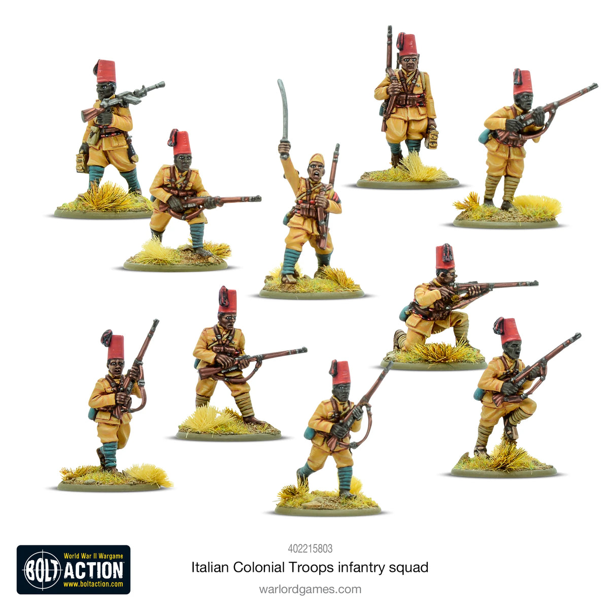 Bolt Action - Italian Colonial Troops Infantry Section