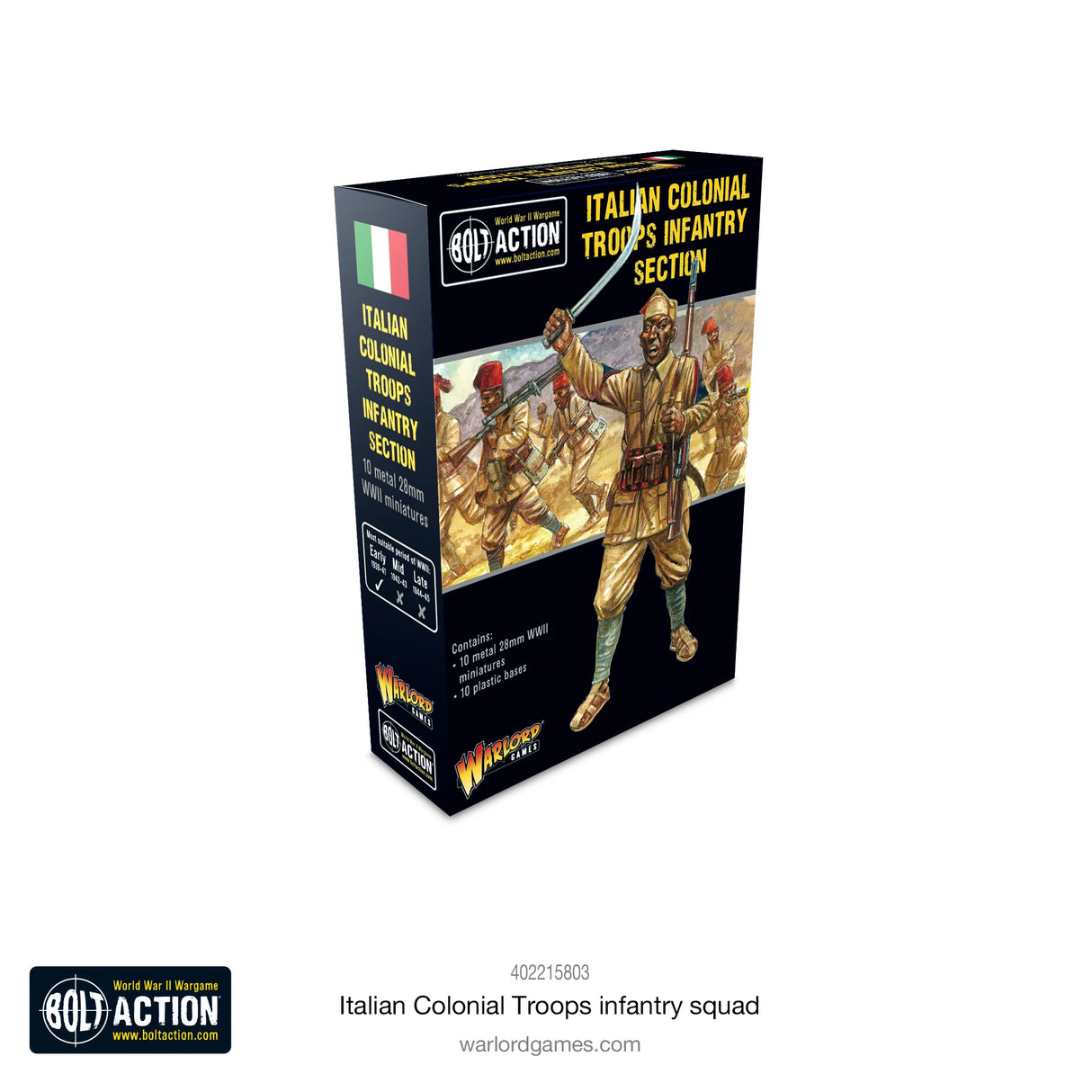 Bolt Action - Italian Colonial Troops Infantry Section