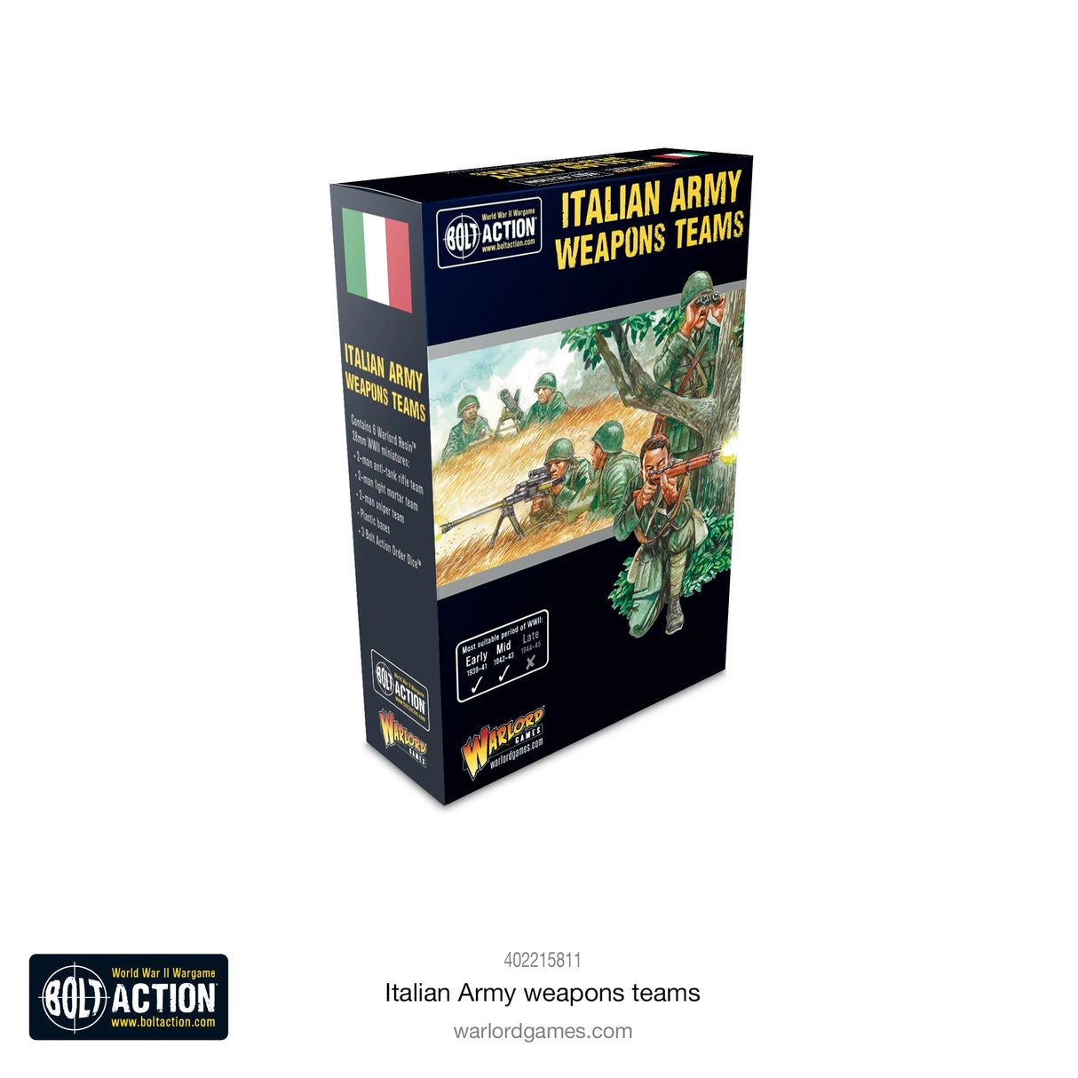 Bolt Action - Italian Army Weapons Teams