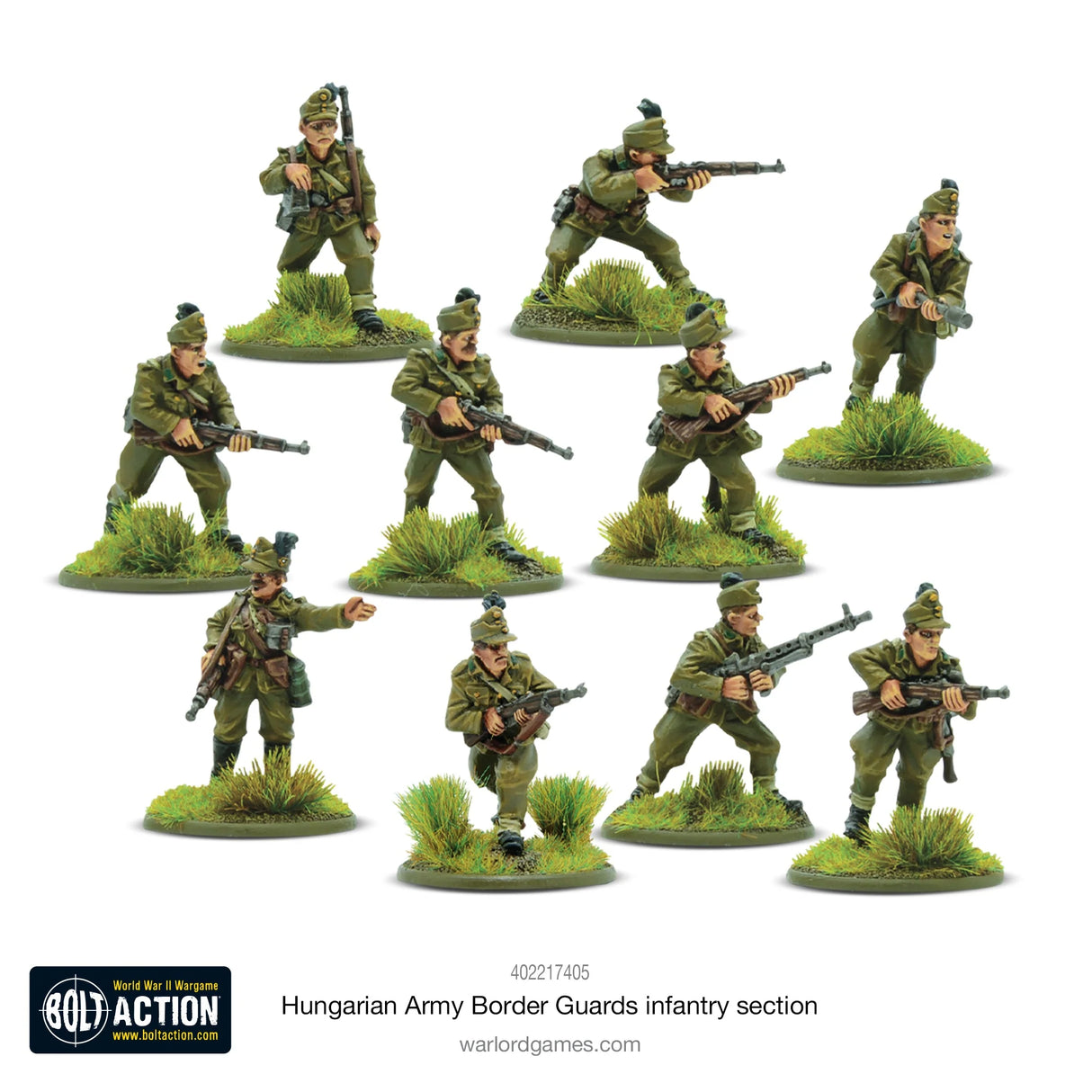 Bolt Action - Hungarian Army Border Guards Infantry Section