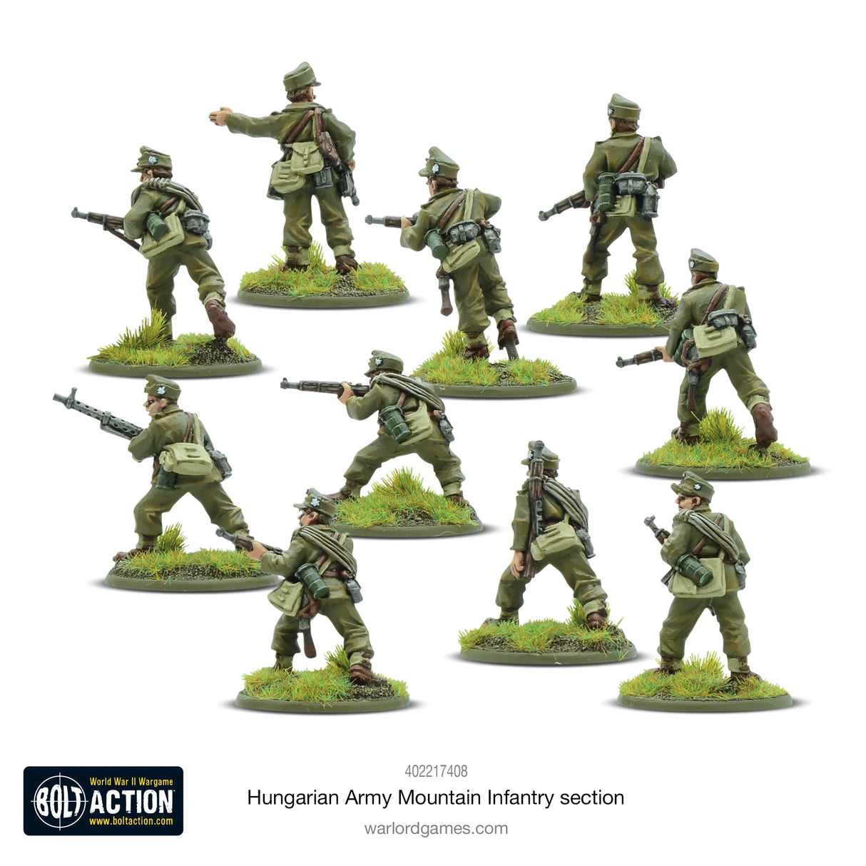 Bolt Action - Hungarian Army Mountain Infantry Section