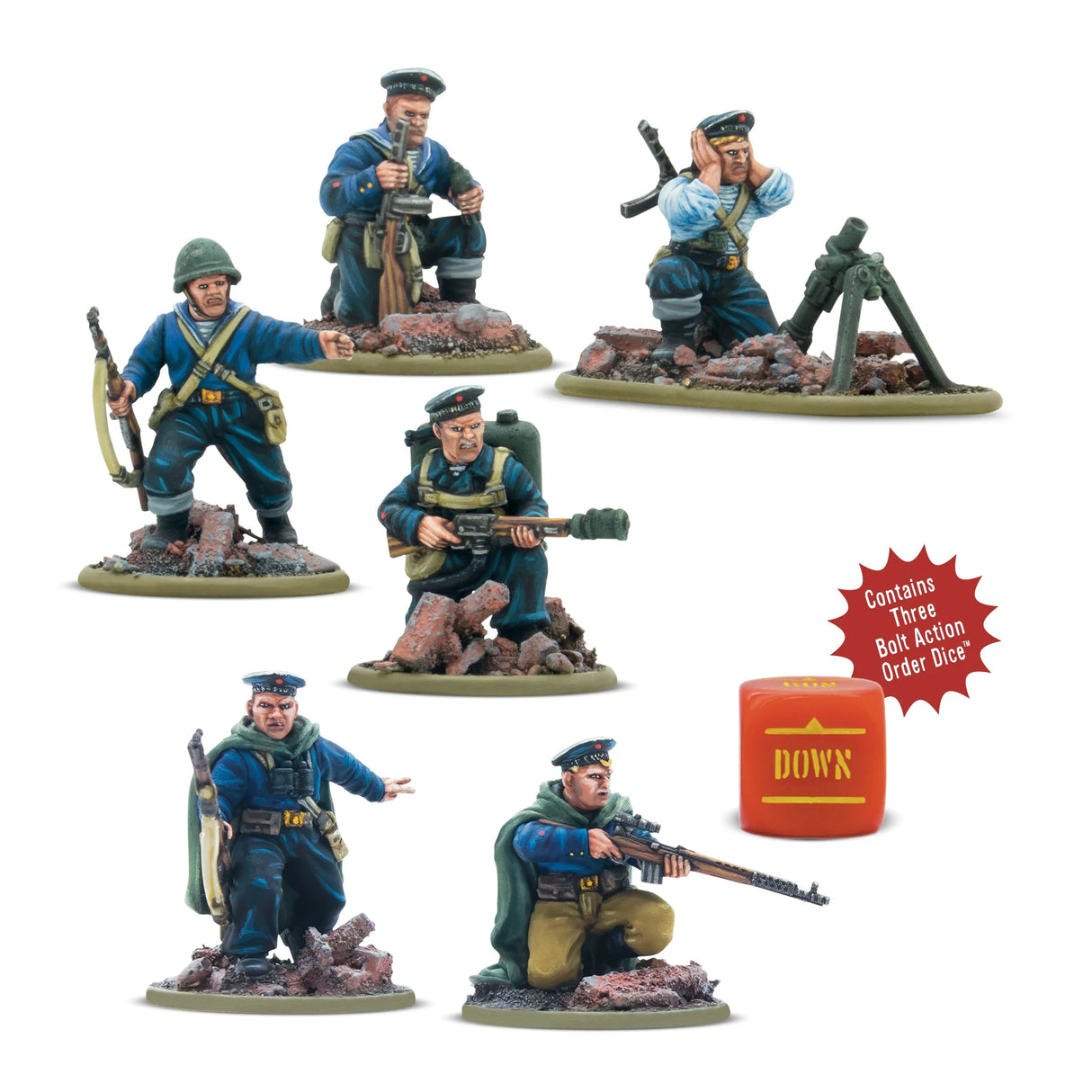 Bolt Action - Soviet Naval Brigade Weapon Teams PRE ORDER