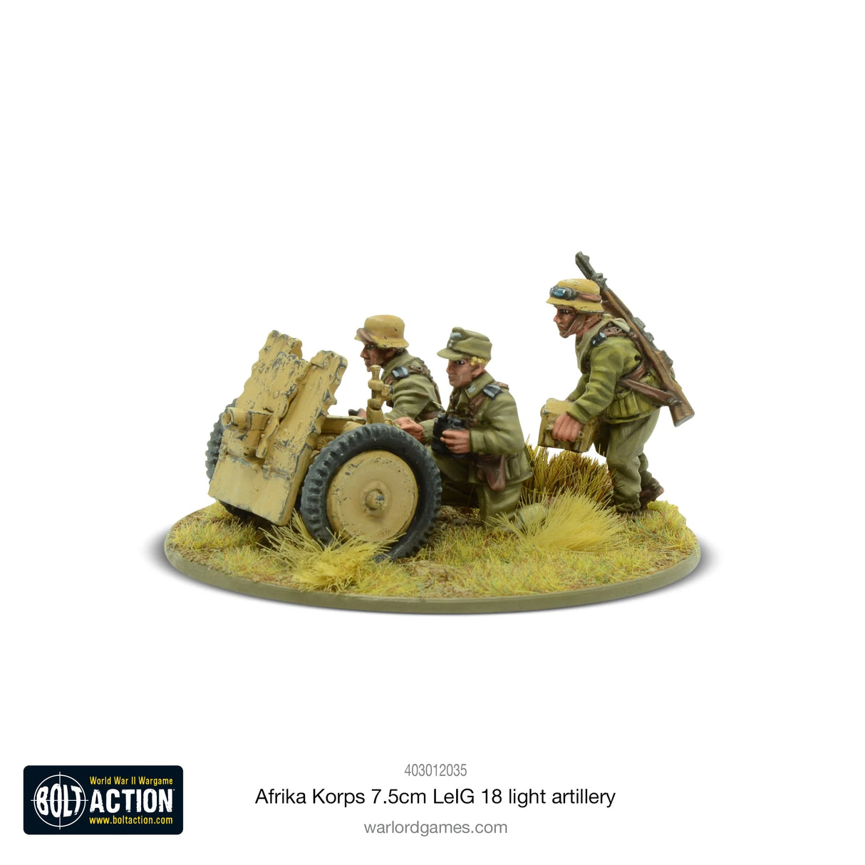 Bolt Action - Afrika Korps 7.5cm Le.IG 18 Light Artillery