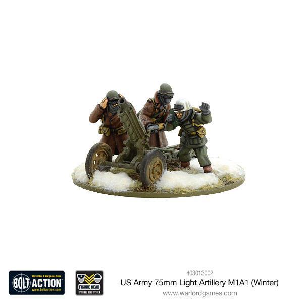 Bolt Action - US Army 75mm Light Artillery M1A1 (Winter)