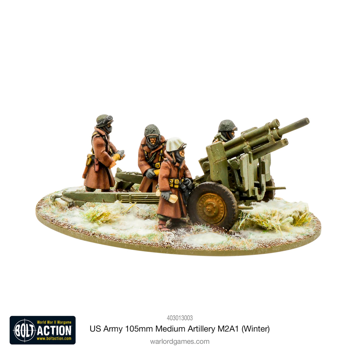 Bolt Action - US Army 105mm Medium Artillery M2A1 (Winter)