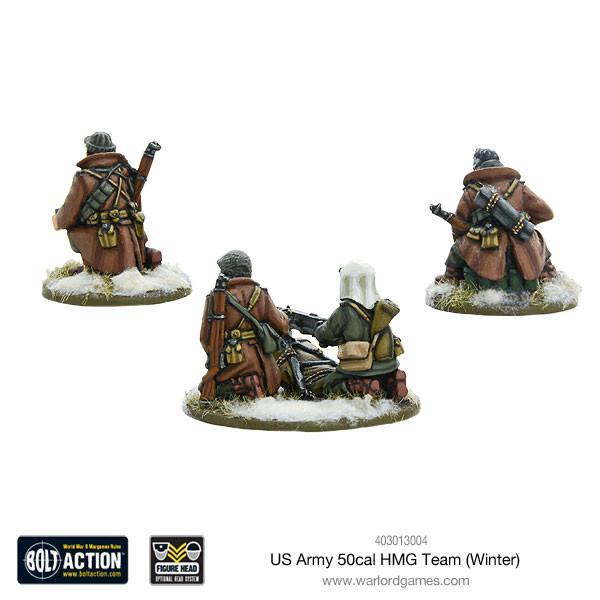 Bolt Action - US Army 50cal HMG Team (Winter)