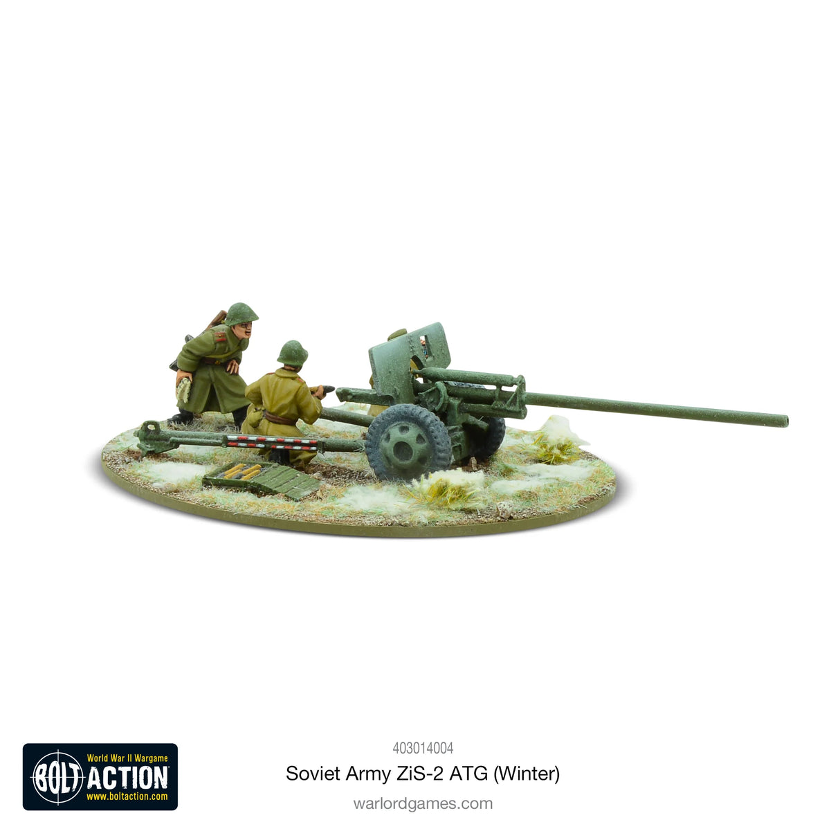 Bolt Action - Soviet ZIS-2 Anti-Tank Gun (Winter)