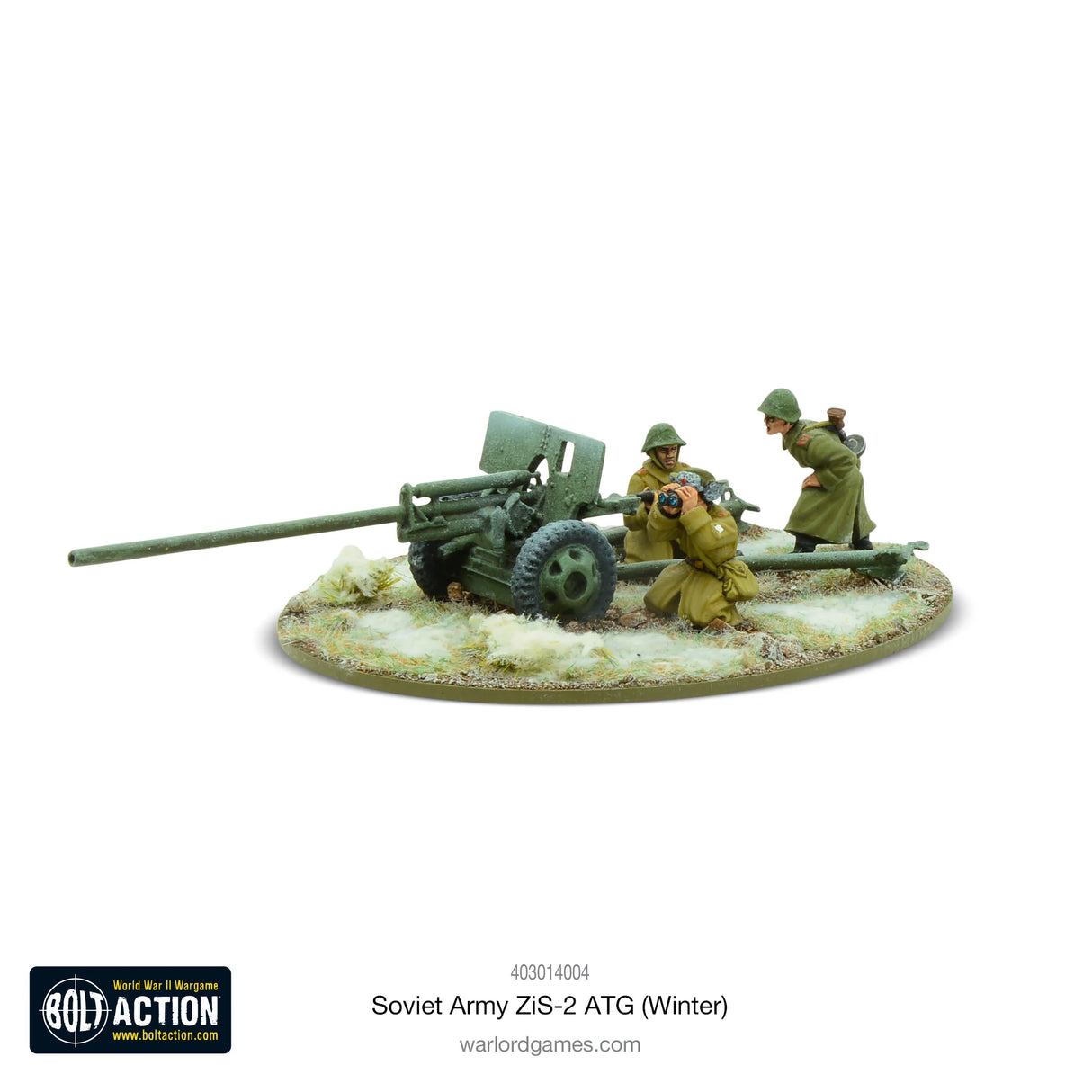 Bolt Action - Soviet ZIS-2 Anti-Tank Gun (Winter)