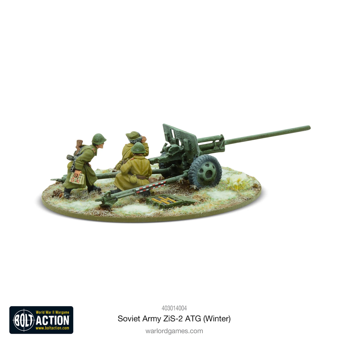 Bolt Action - Soviet ZIS-2 Anti-Tank Gun (Winter)