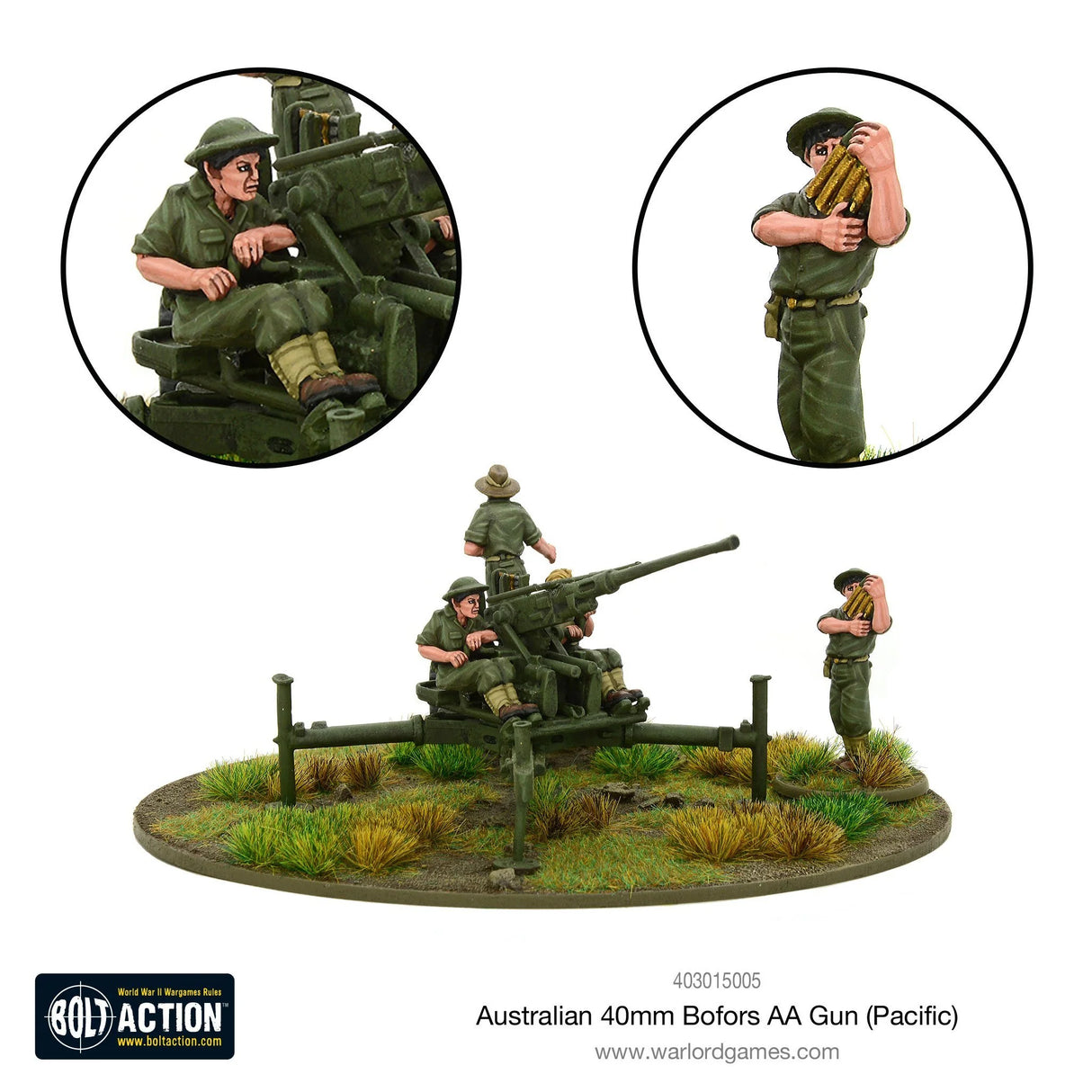 Bolt Action - Australian 40mm Bofors AA Gun