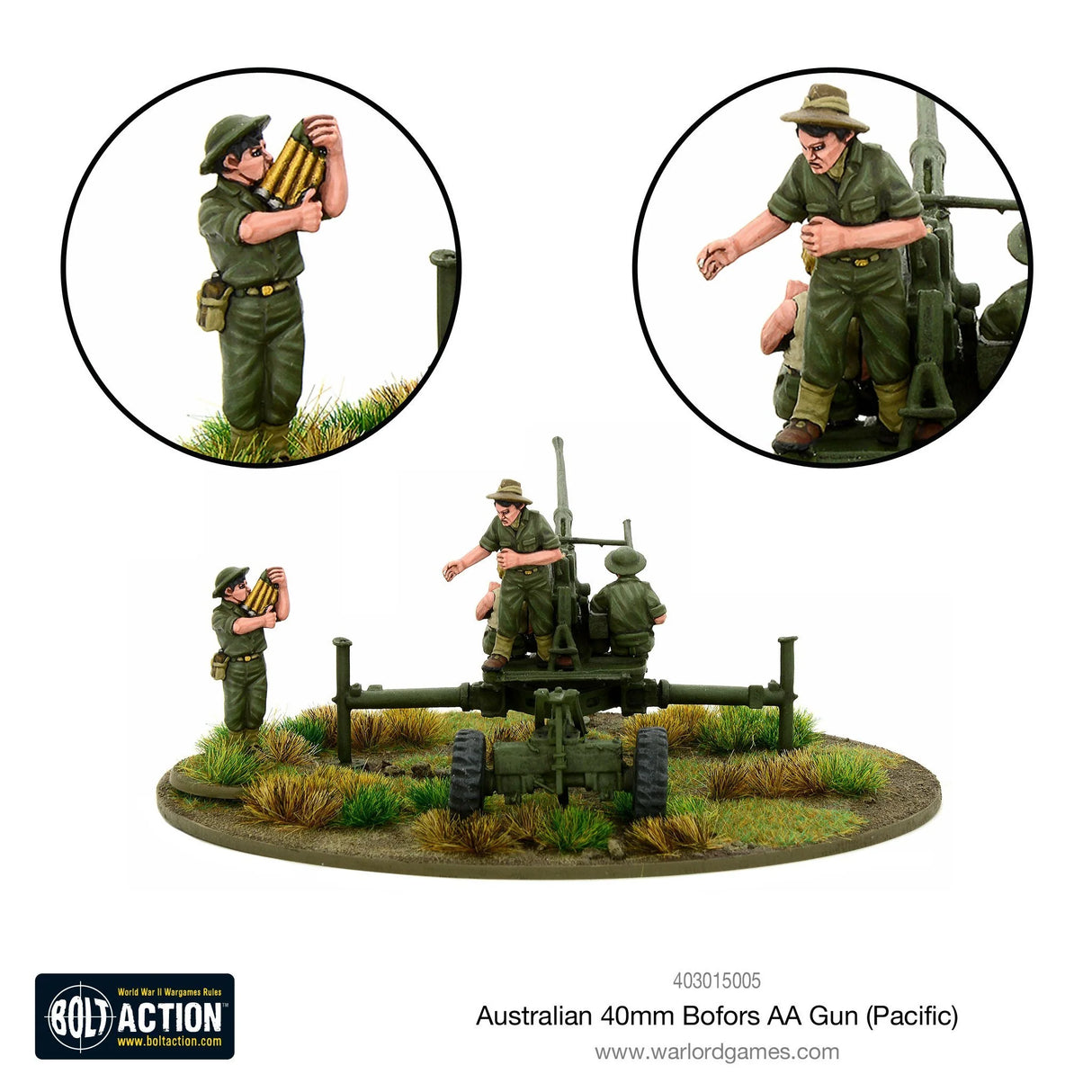Bolt Action - Australian 40mm Bofors AA Gun