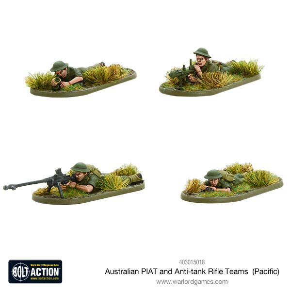 Bolt Action - Australian PIAT and Anti-Tank Rifle Teams